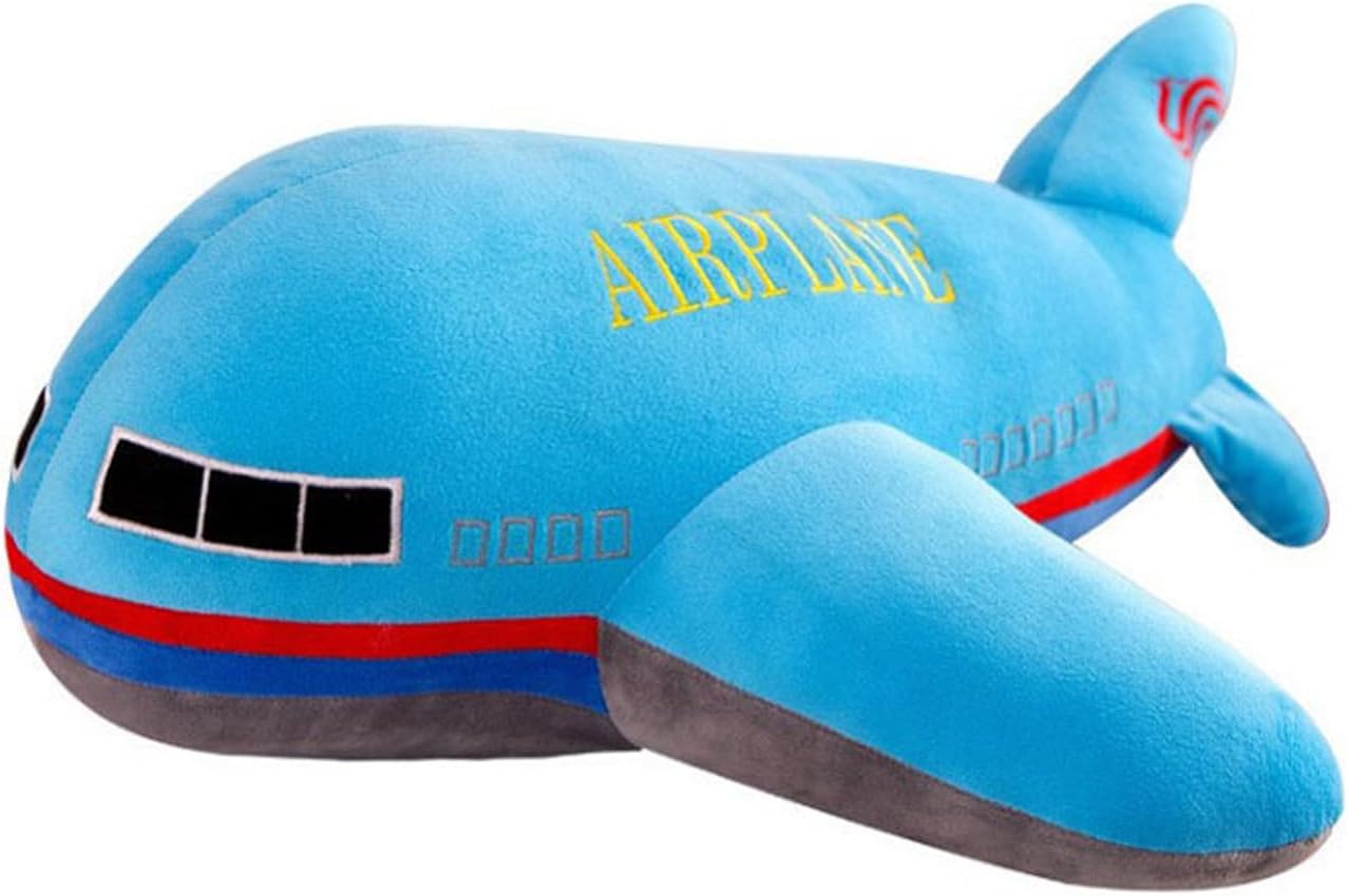 157 Blue Airplane Plush Pillow Toy for Kids 1