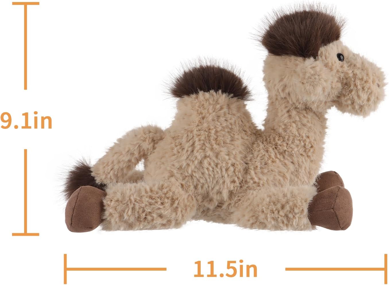 Apricot Lamb Lazy Camel Plush Stuffed Animal 115 Inches