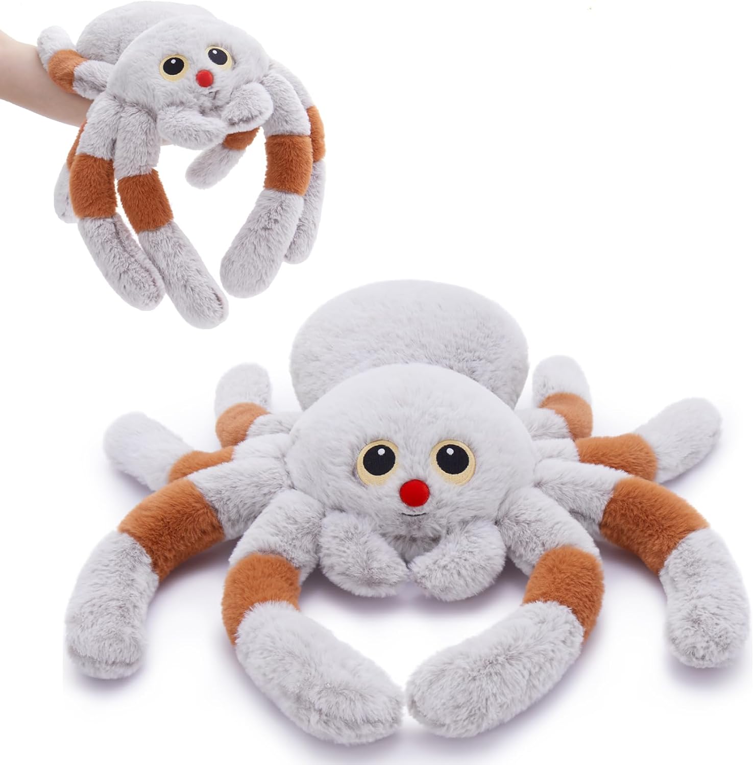 MaoGoLan 20 Inch Giant Spider Plush Pillow