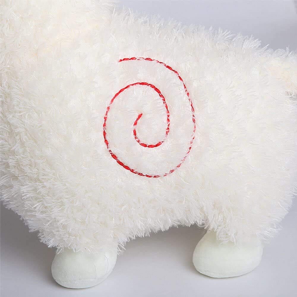 18 Alpaca Plush Toy White Cute Hug Pillow