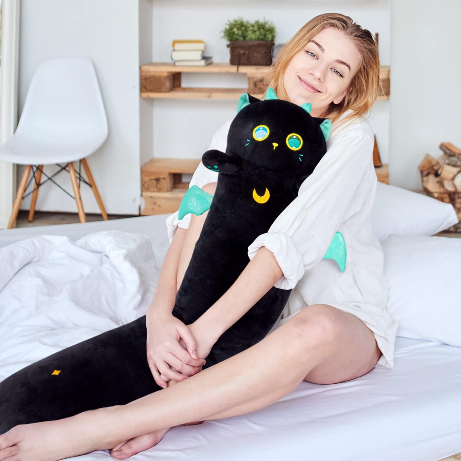 Mewaii Long Cat Plush Kawaii Body Pillow