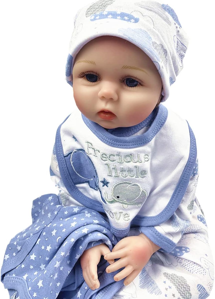 Pedolltree Reborn Baby Boy Dinosaur Outfit 5pcs Set