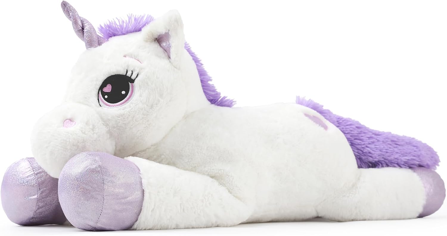 Big Unicorn Plush Pillow for Girls - 31