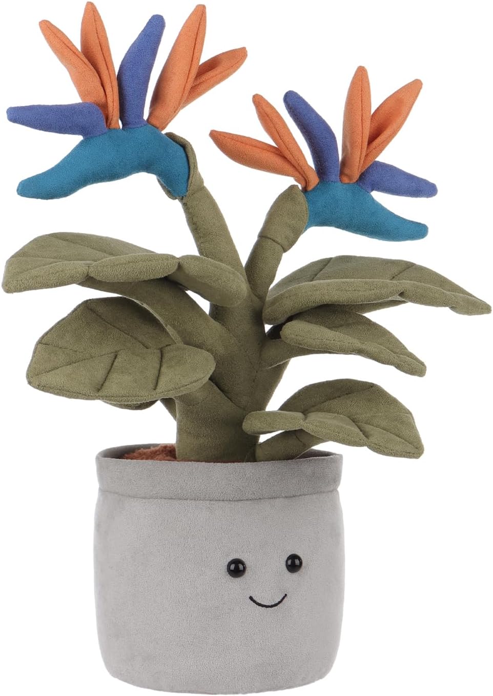 Apricot Lamb Potted Bird of Paradise Plush Stuffed Animal