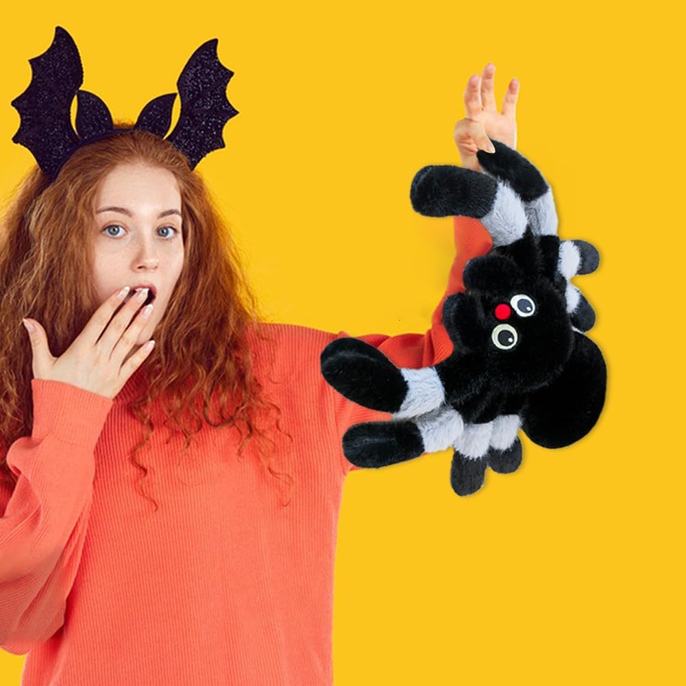 Red Nose Spider Plush Pillow for Halloween Birthday Gifts