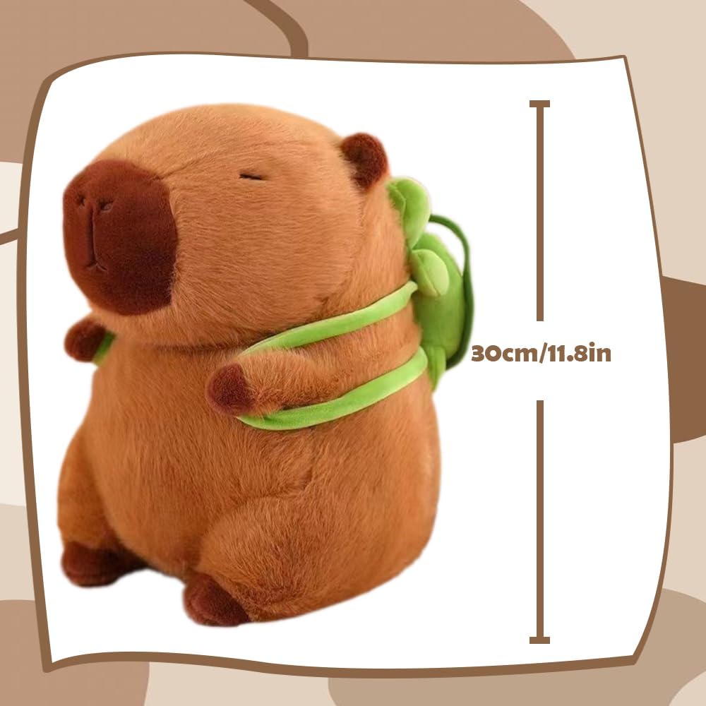 Capybara Plush Toy 12-Inch Ultra-Soft Stuffed Animal