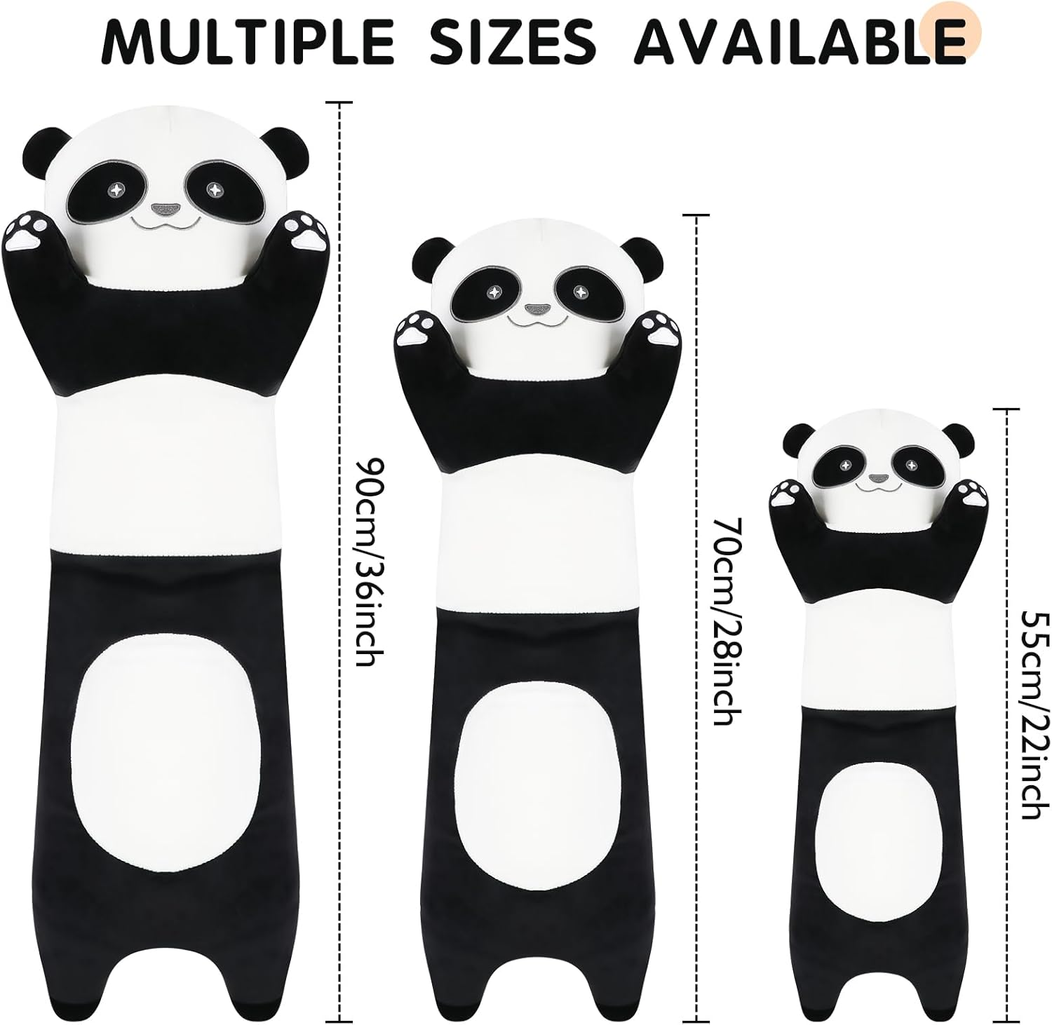 Tianmihou 36 Inch Giant Panda Plush Soft Body Pillow