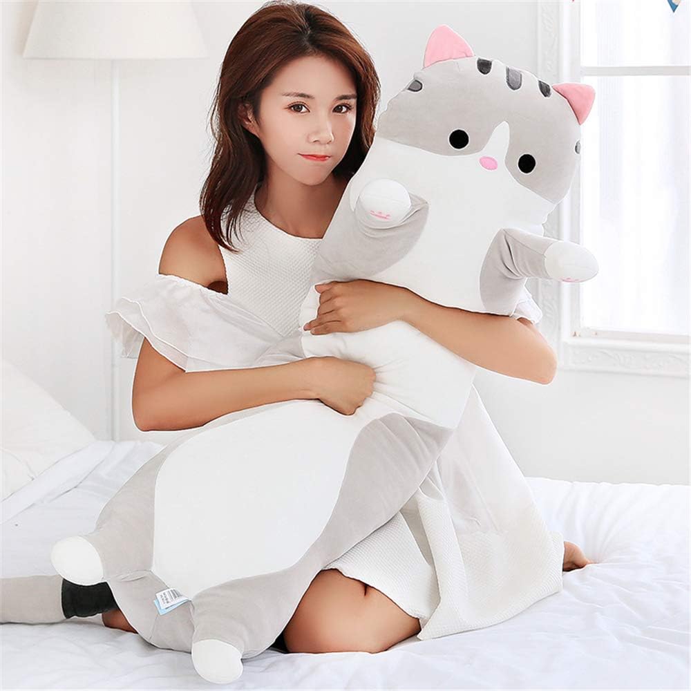 Shangman Plush Cat Pillow Cute Sleeping Toy for Kids and Friends