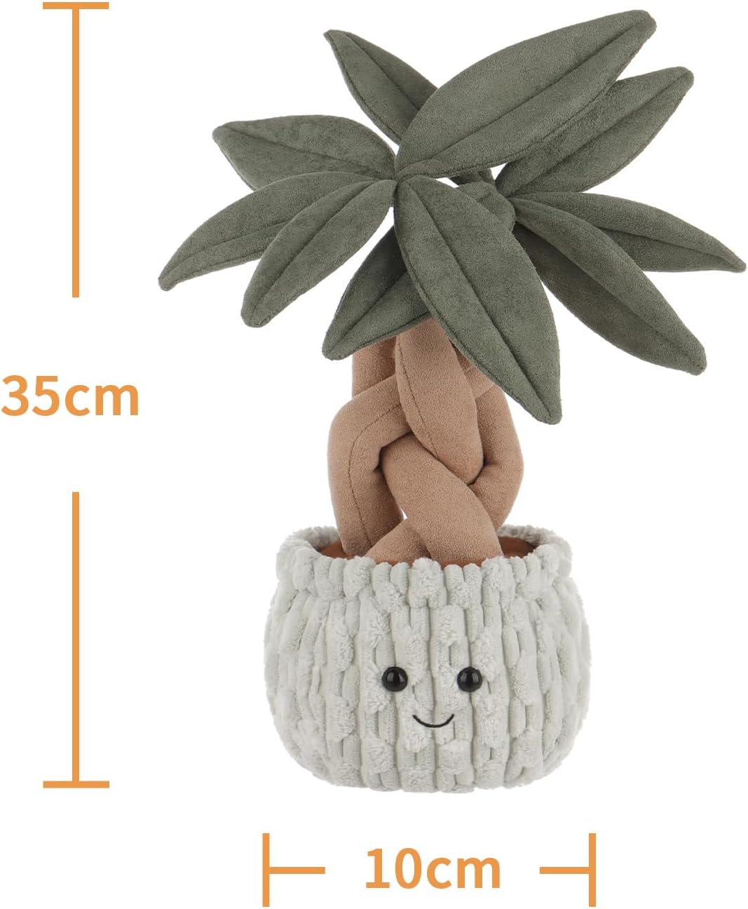 Apricot Lamb Potted Money Tree Plant Plush Stuffed Animal