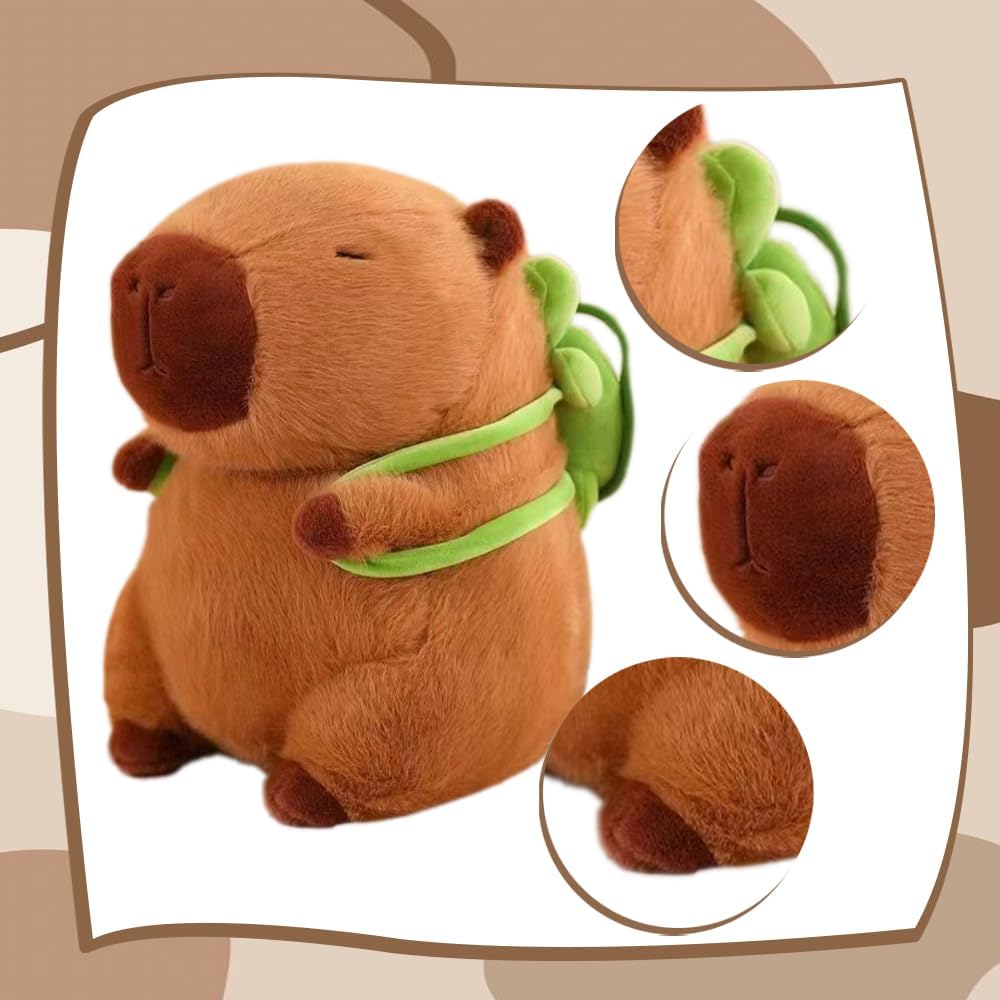 Capybara Plush Toy 12-Inch Ultra-Soft Stuffed Animal