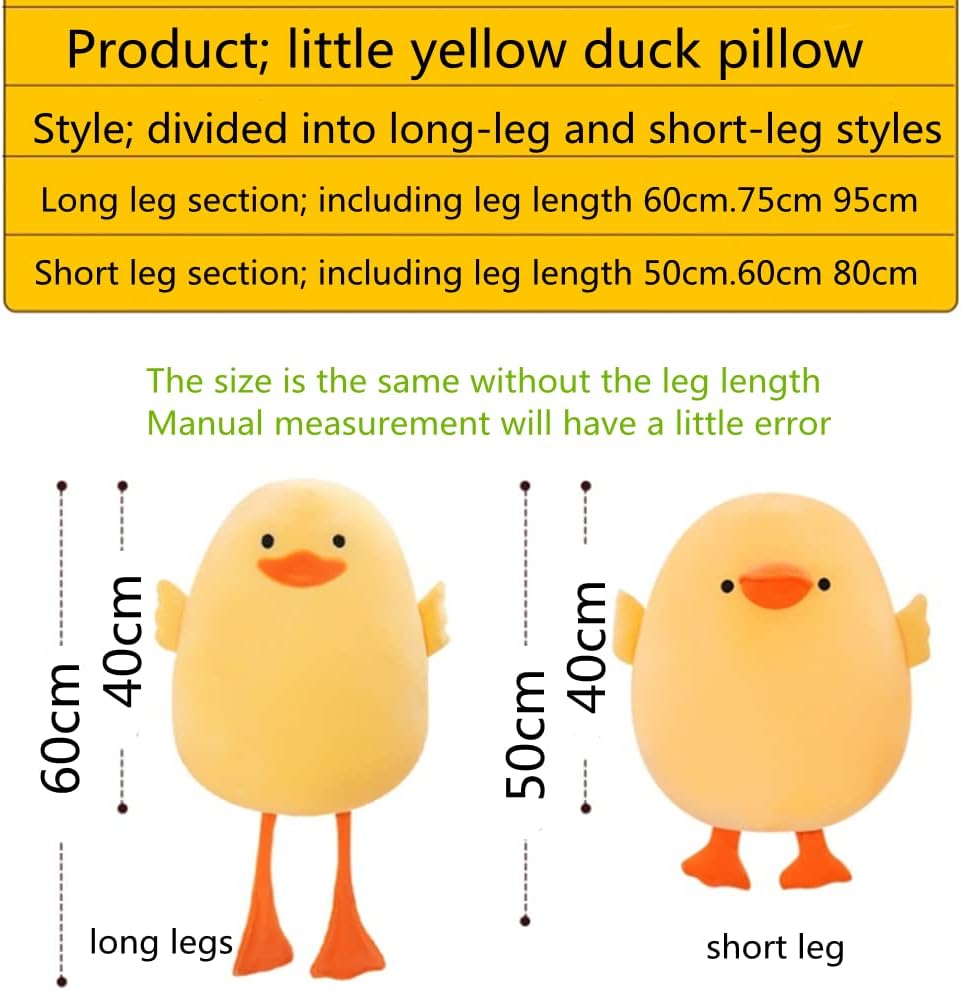 Plush Duck Stuffed Animal Soft Toy Yellow Duckling Gift