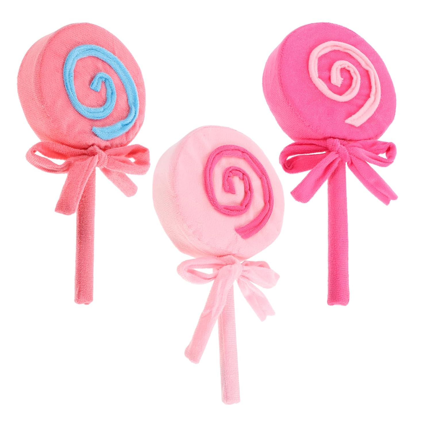 LUOZZY 3 Pcs Candy Lollipop Plush Pillow