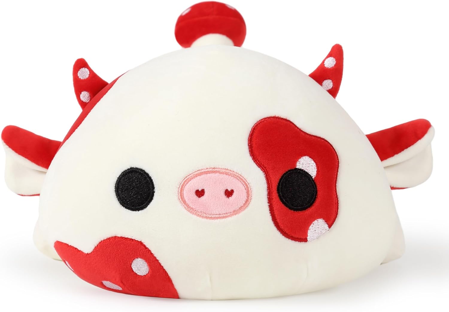 Onsoyours Cute Mushroom Cow Plush Pillow 12