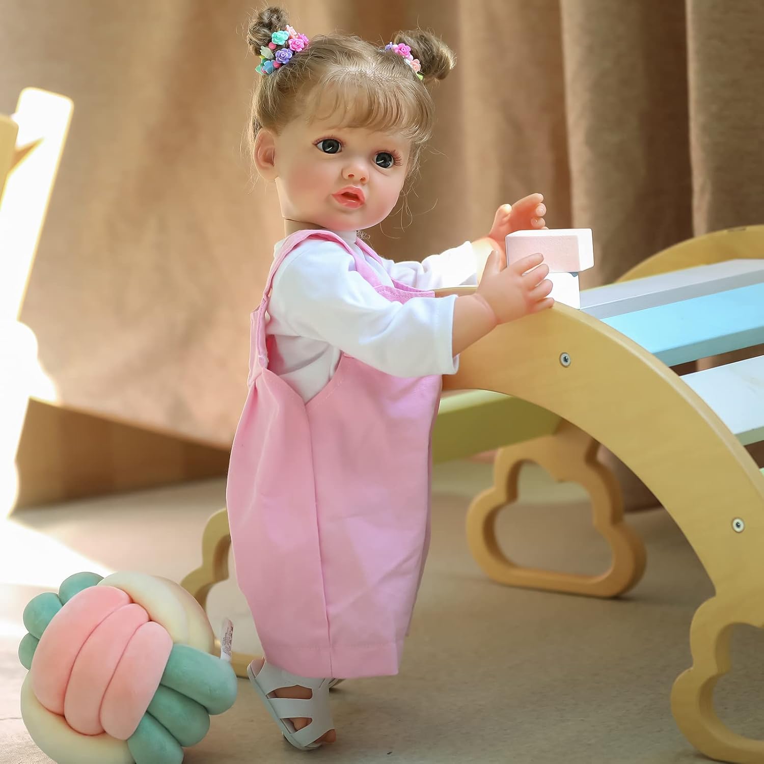 22 Inch Reborn Baby Doll for Kids Birthday Gift Set
