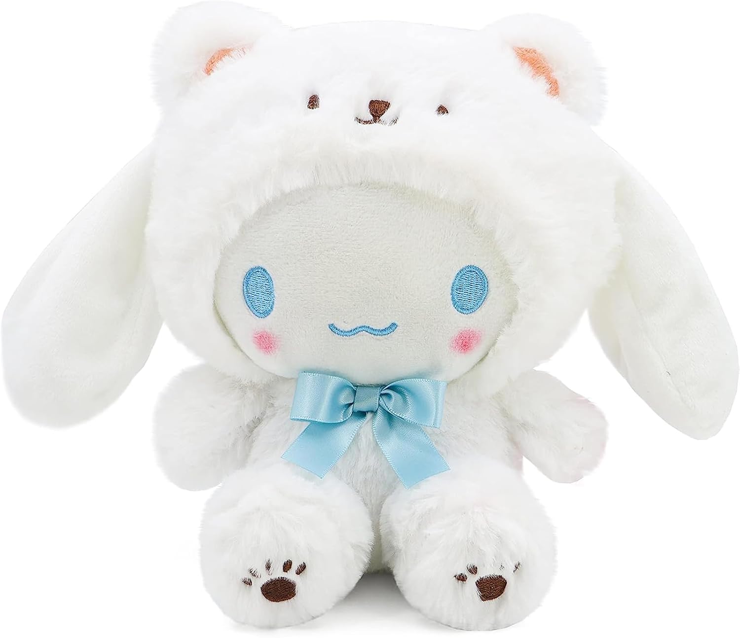 Kawaii Cartoon White Bear Plush Doll Soft Toy