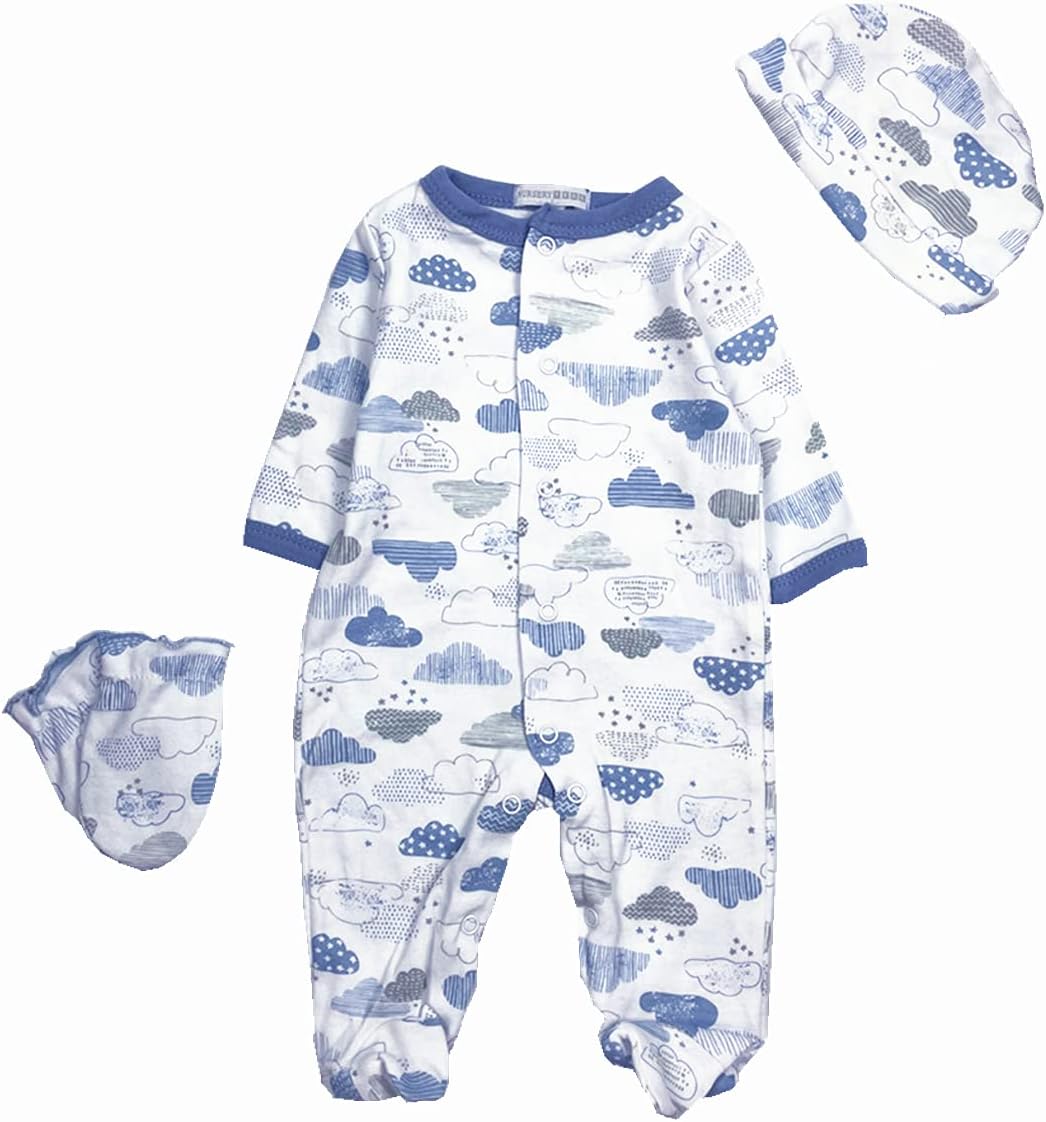Pedolltree Reborn Baby Boy Dinosaur Outfit 5pcs Set