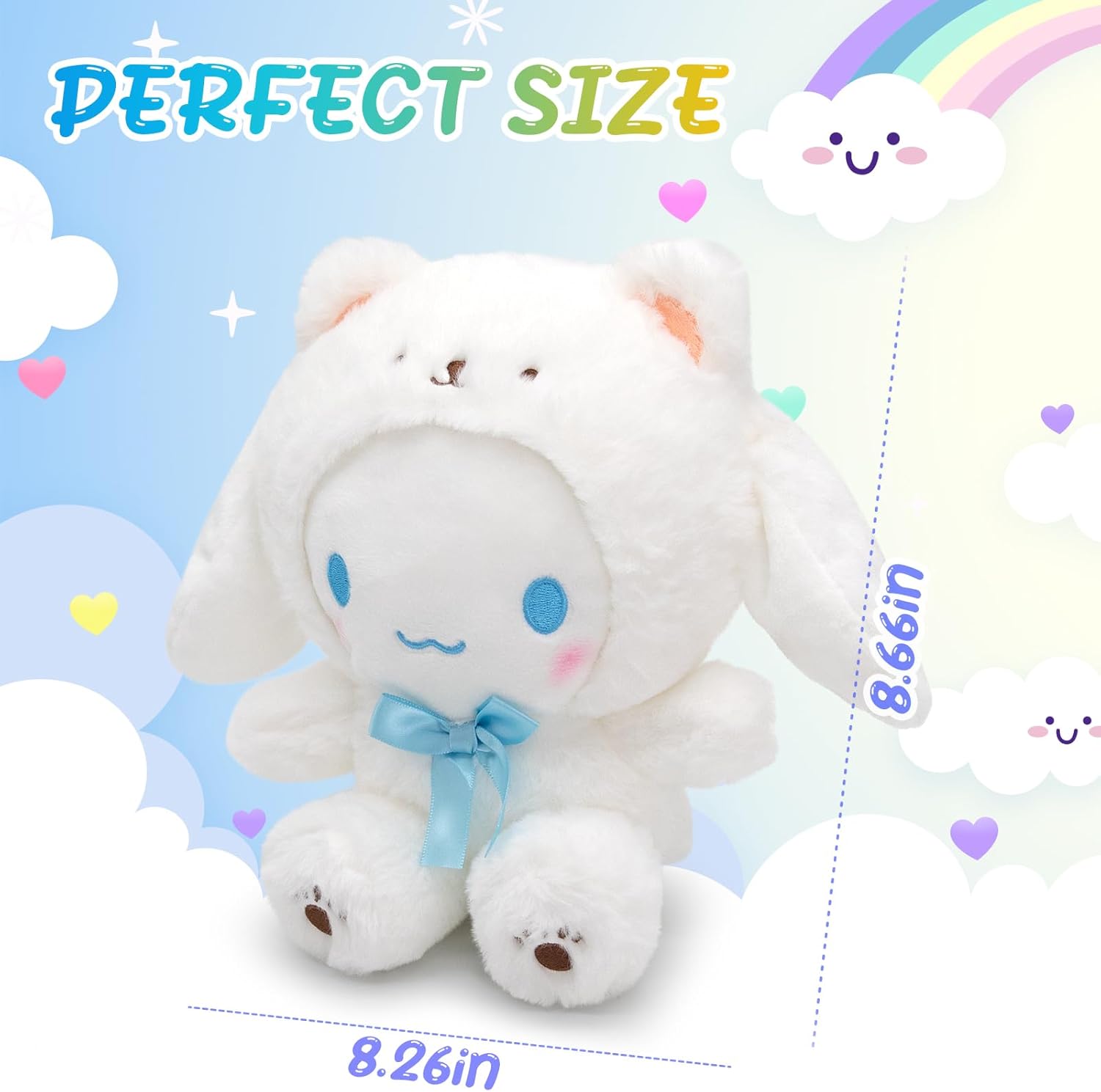 KIEAL Kawaii Cartoon Plush Doll Pillow Toy