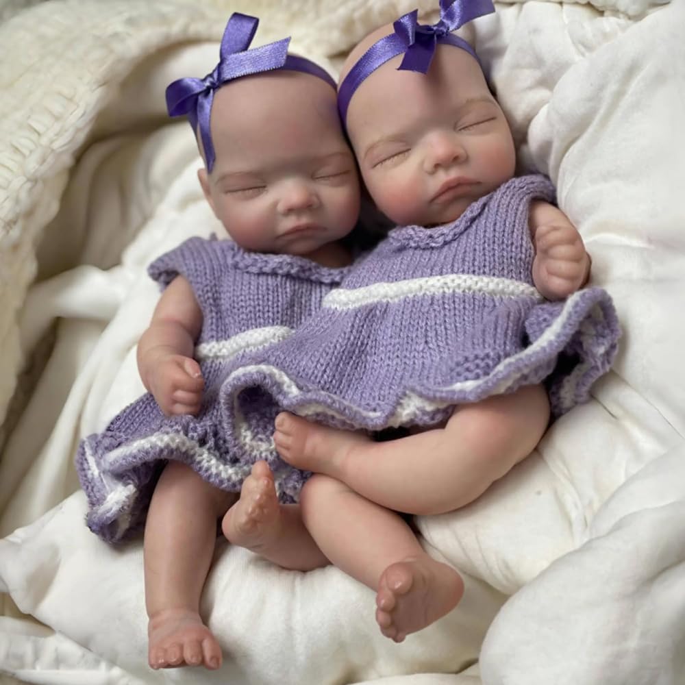 Abenduot 10inch Realistic Baby Doll Girl