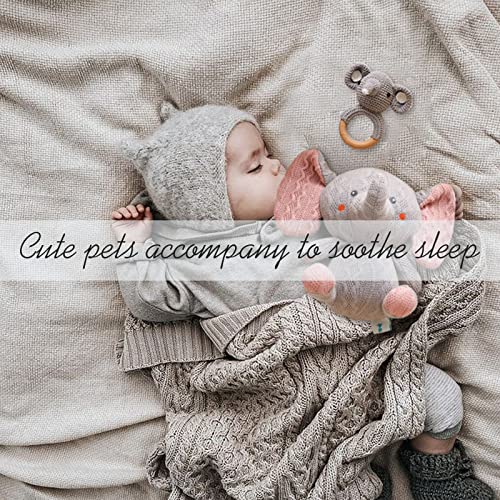 Samonyed Handmade Wooden Baby Elephant Rattle