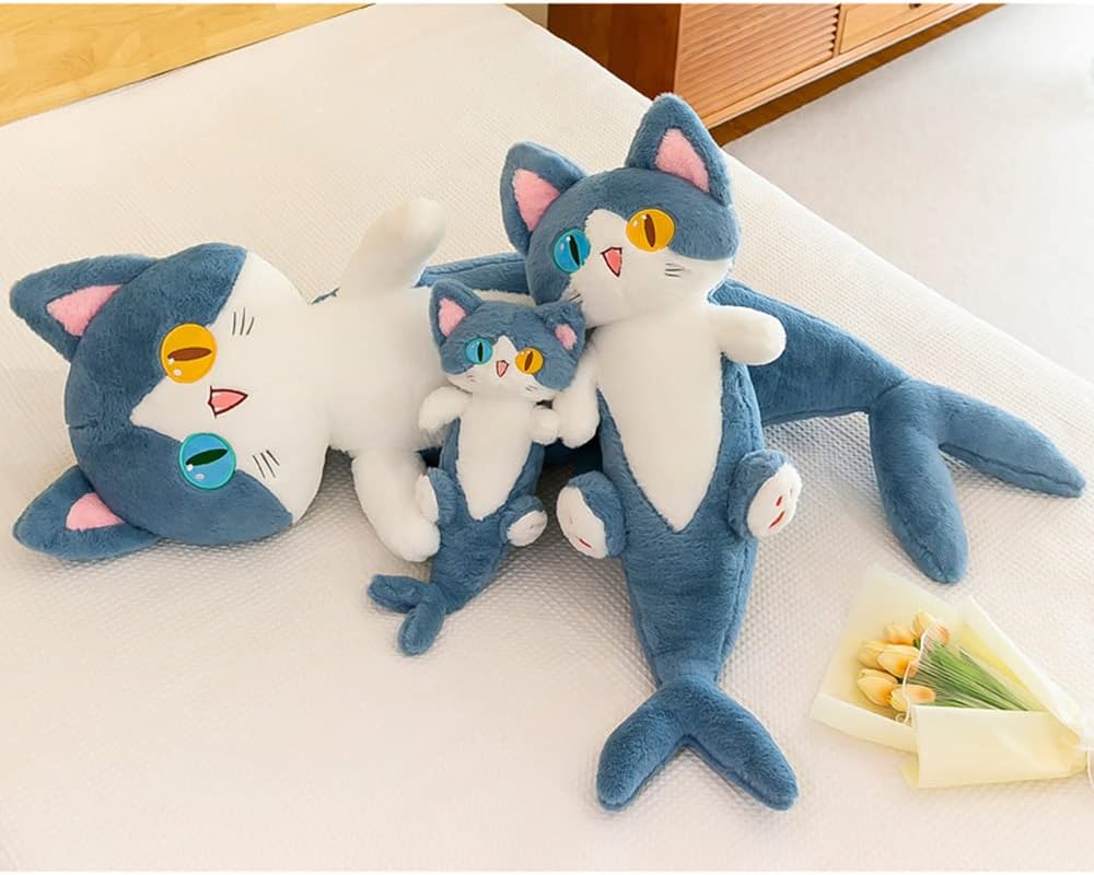 FANGYU Plush Shark Cat Toy for Kids 50cm196in Cute Pillow