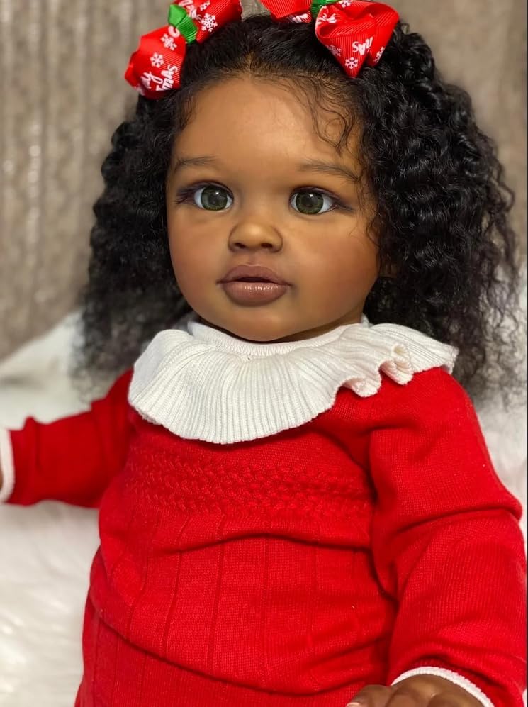 RXDOLL 26 Inch African American Reborn Baby Doll