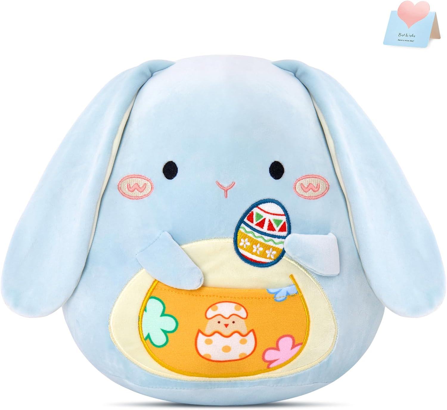 HappySpot Easter Bunny Plush Pillow 12 Inch 1