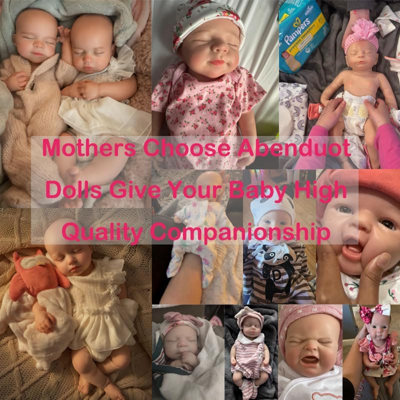 Realistic Full Body Silicone Baby Doll with Clothes Set