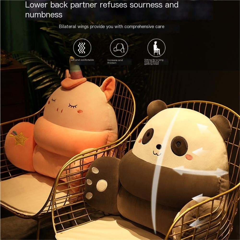 ZALCBHJ Adorable Cartoon Animal Shaped Plush Pillow
