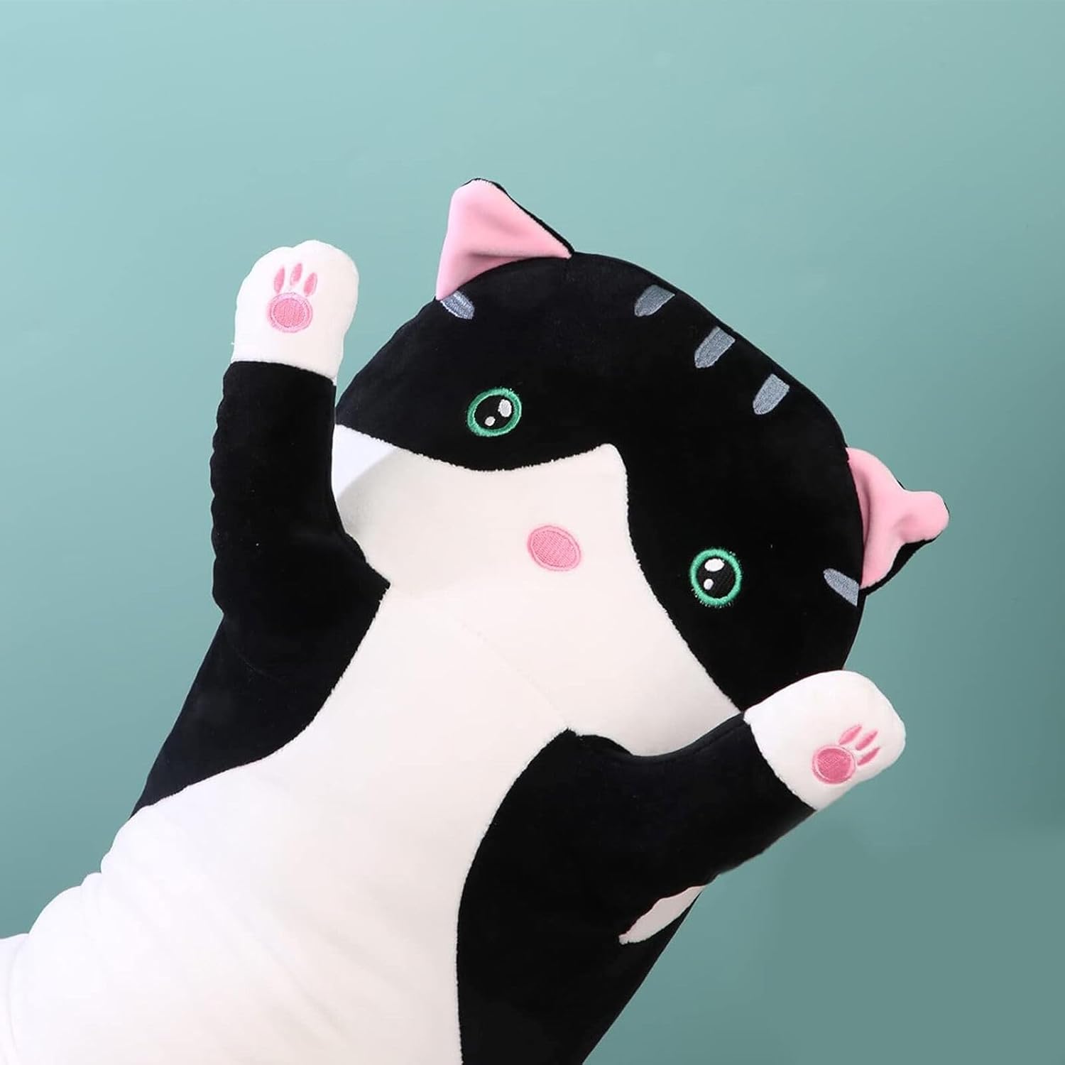 Somao Long Cat Plush Pillow Soft Hugging Pillow for Kids