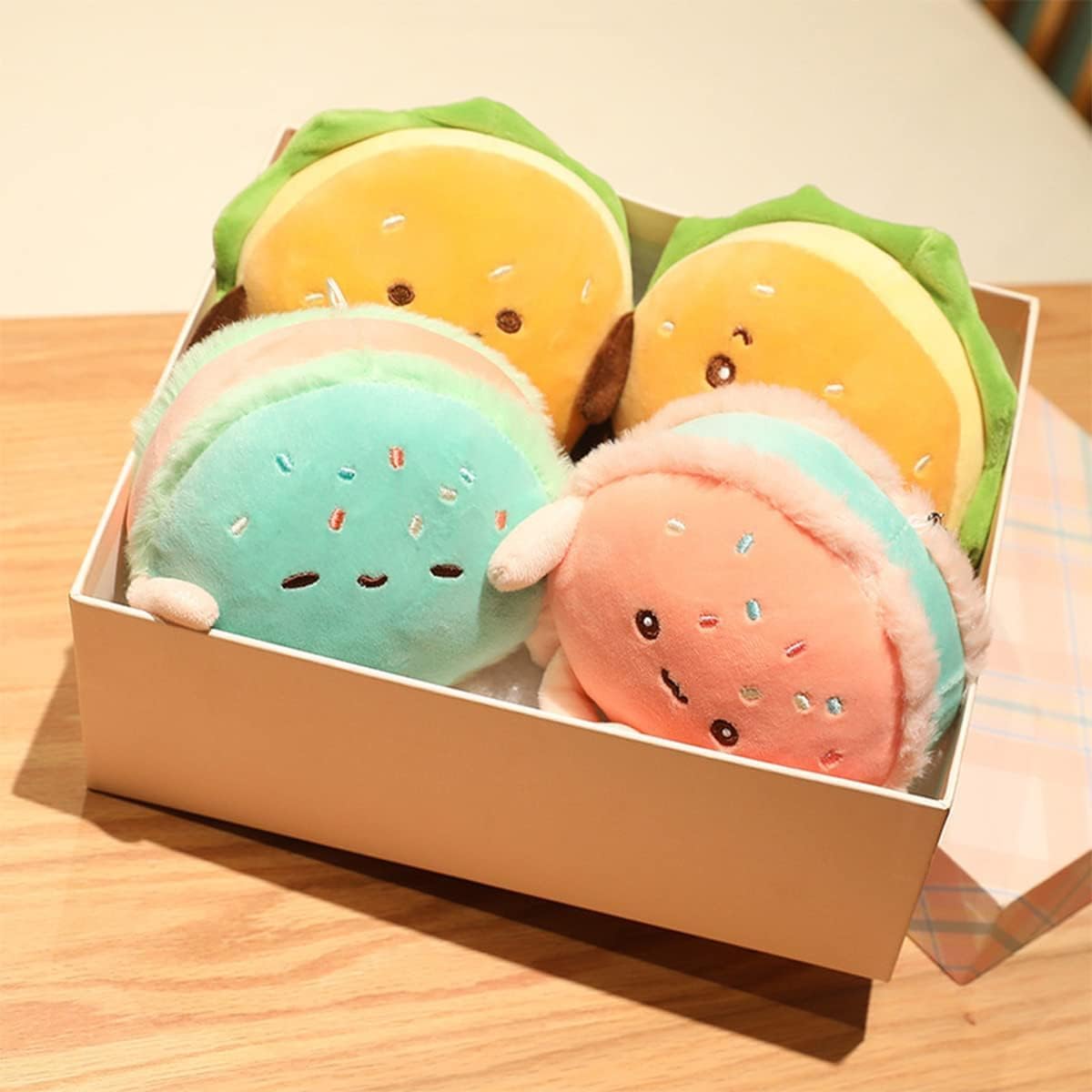 Goylmc Hamburger Plush Toy - 6 Inch Cute Room Decor