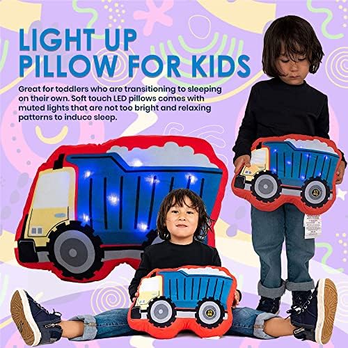 Unicorns Robots Light Up Pillow for Kids