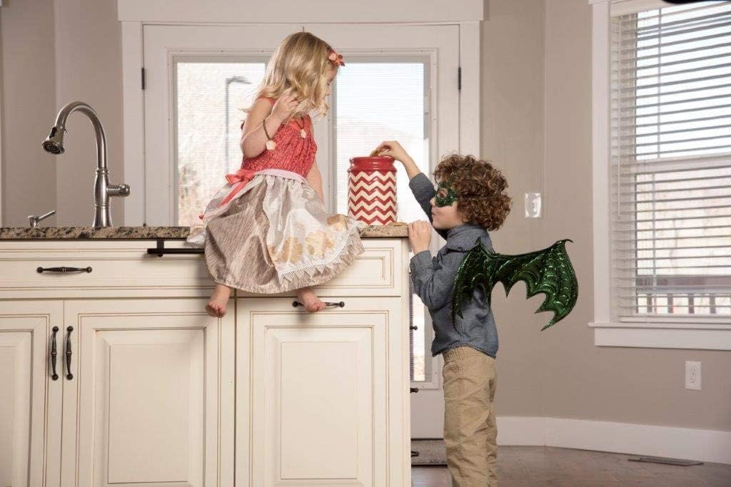 Little Adventures Reversible Dragon Mask and Wing Set for Kids Green 1