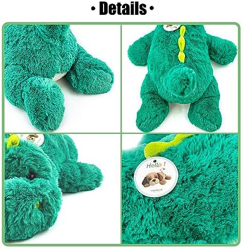 YOUBLEK 16 Dinosaur Weighted Plush Toy
