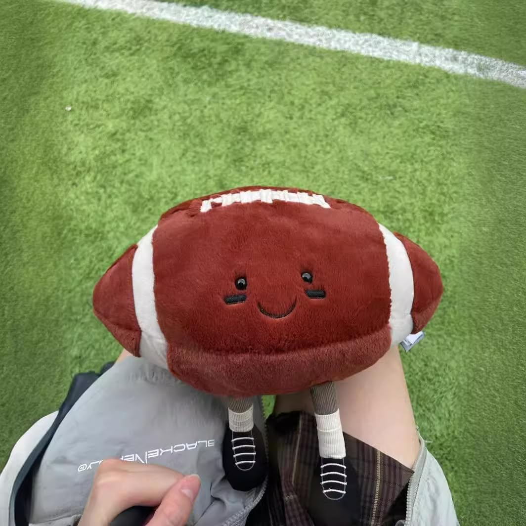 OSOCU Football Tactile Plush Buddy with Expressive Mouth and Double-Suture Feet 1