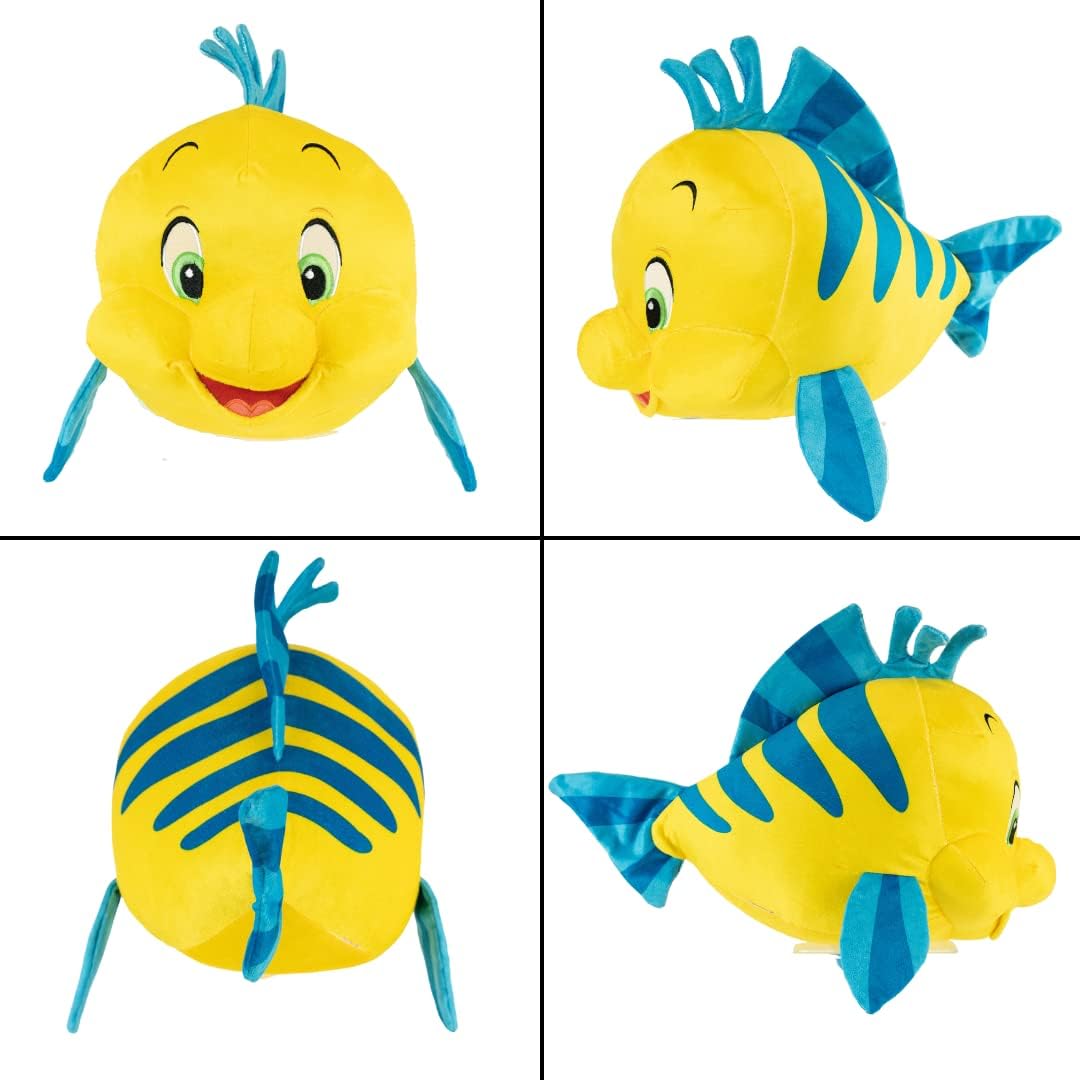 Franco The Little Mermaid Flounder Plush Cuddle Pillow