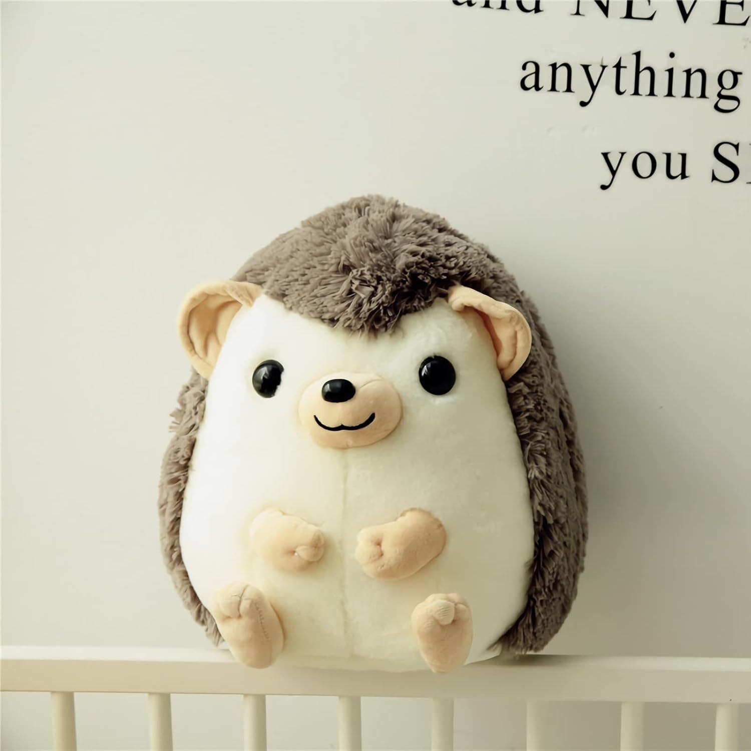 Cute Hedgehog Plush Pillow - Gray 137 Inch Cuddly Toy