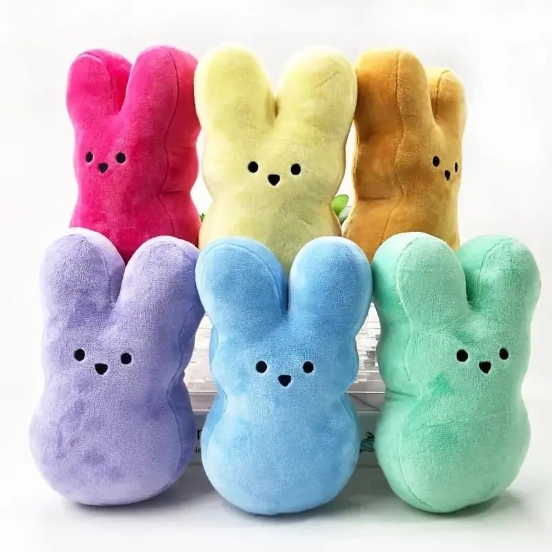Buosha OZIF Easter Bunny Plush Pillow 15cm 6pcs Set