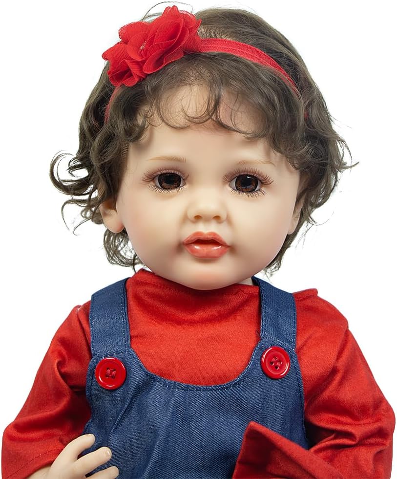 Pinky Reborn 22inch Realistic Baby Doll for Age 3