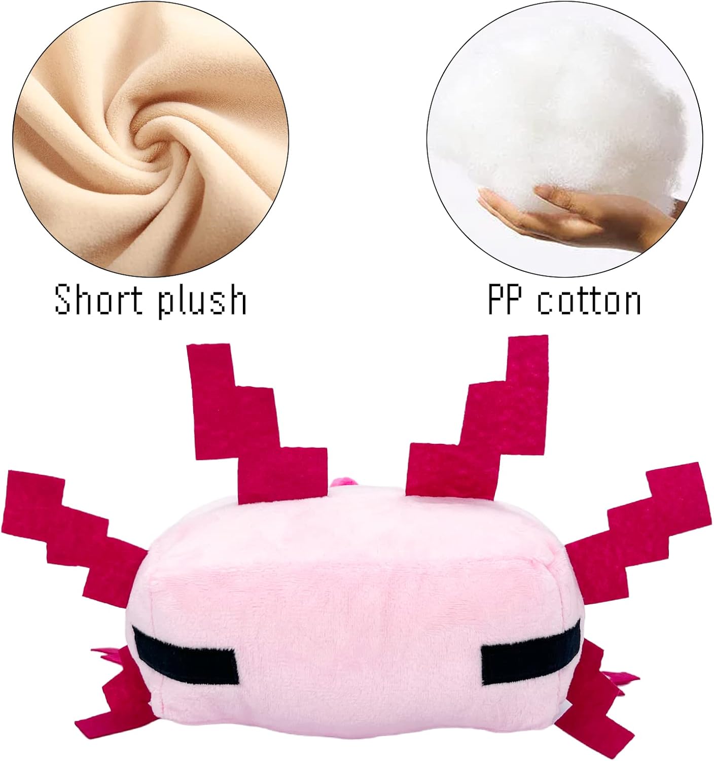Pink Axolot Plush Pillow Stuffed Animal Decor