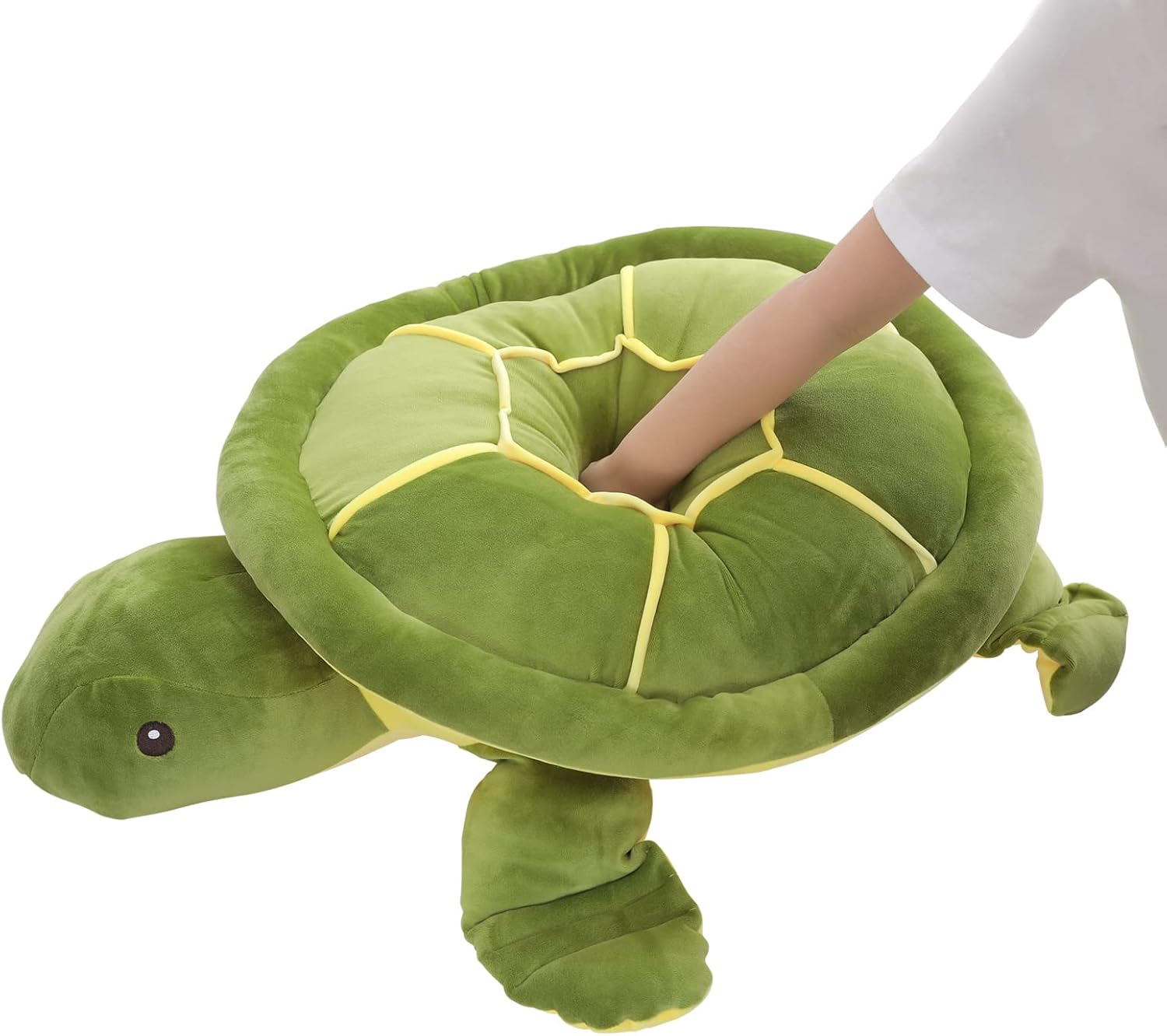 20 Inch Green Sea Turtle Plush Pillow Toy
