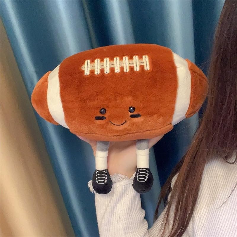 OSOCU Football Tactile Plush Buddy with Expressive Mouth and Double-Suture Feet 1