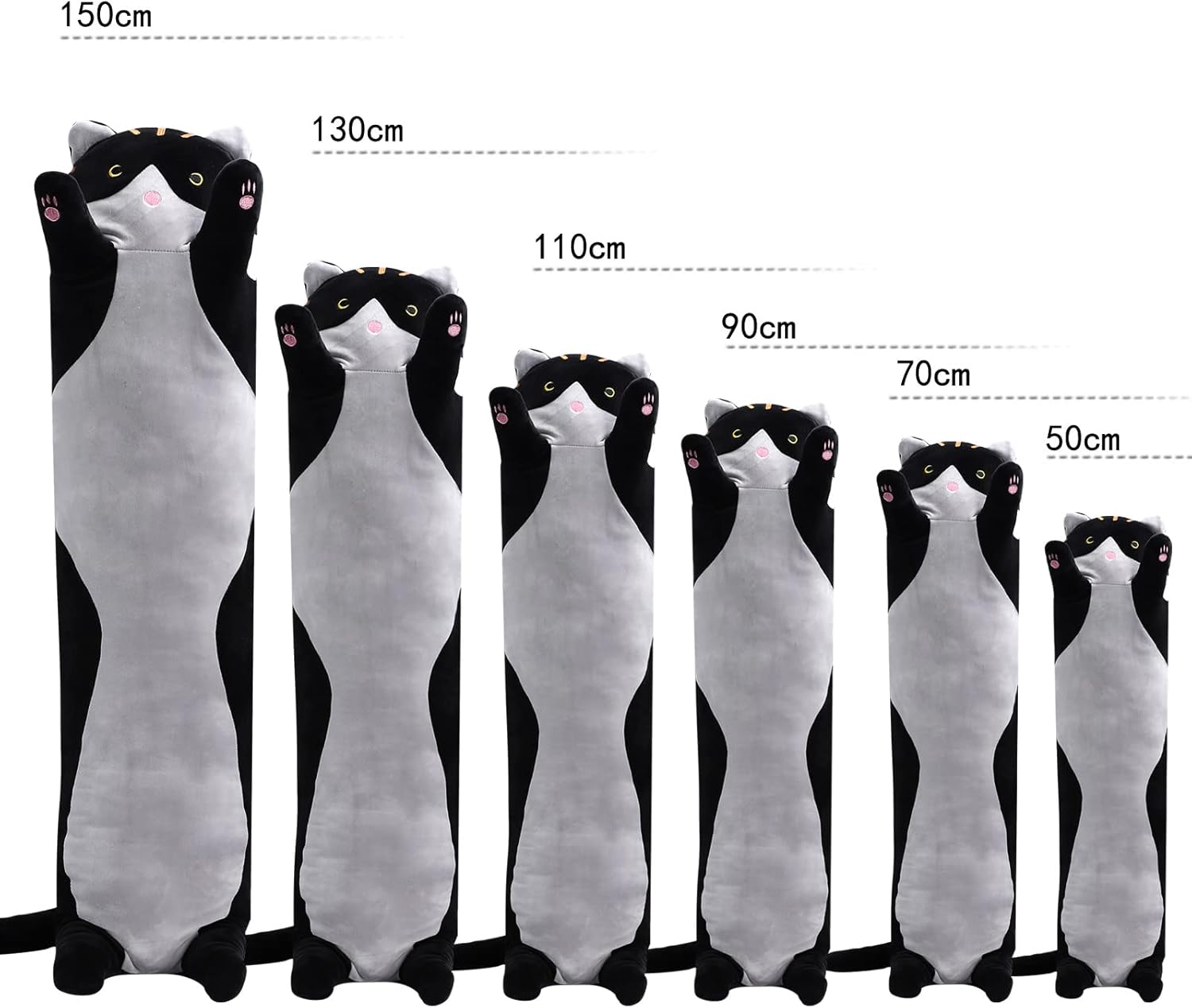 WUYU Plush Cat Pillow Toy for Kids and Girlfriend