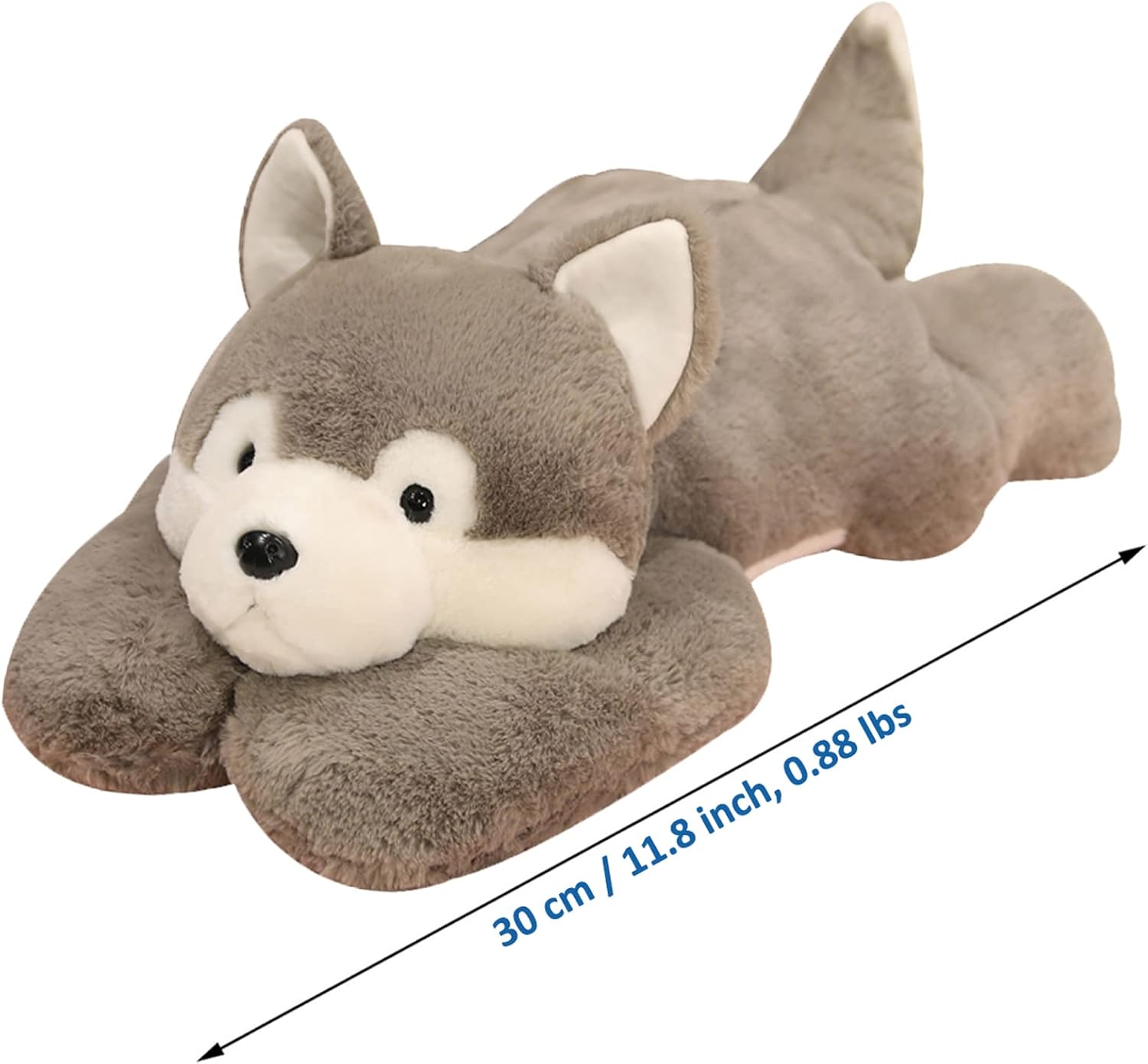 Doireum Weighted Stuffed Husky Plush Toy 118 Inch