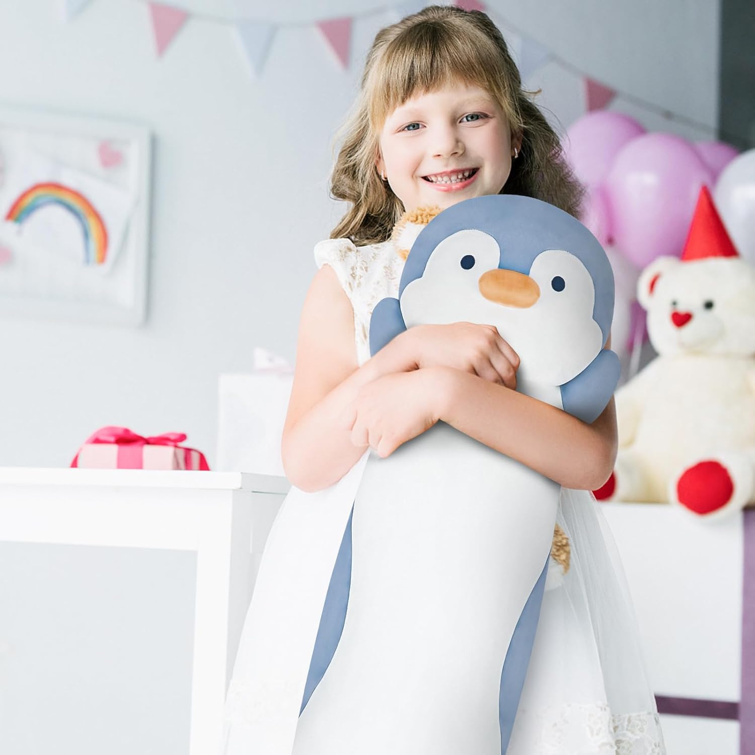 36 Soft Penguin Plush Pillow Toy for Kids and Adults