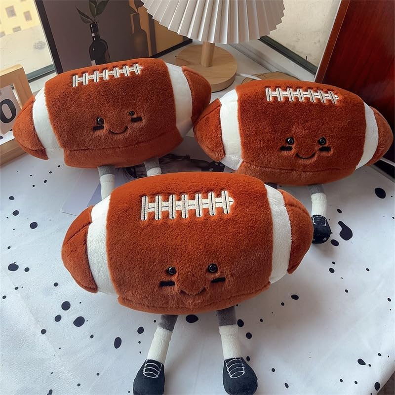 OSOCU Football Tactile Plush Buddy with Expressive Mouth and Double-Suture Feet 1