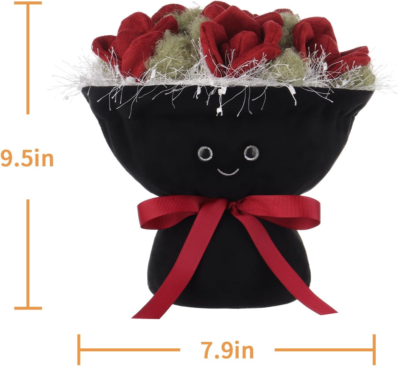 Apricot Lamb Romantic Rose Bouquet Plush Toy