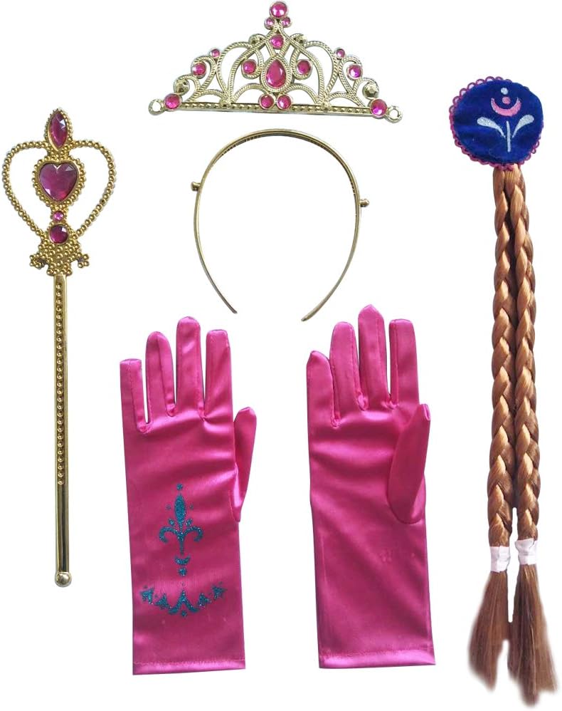 SPUNICOS Girls Princess Costume Accessories Set