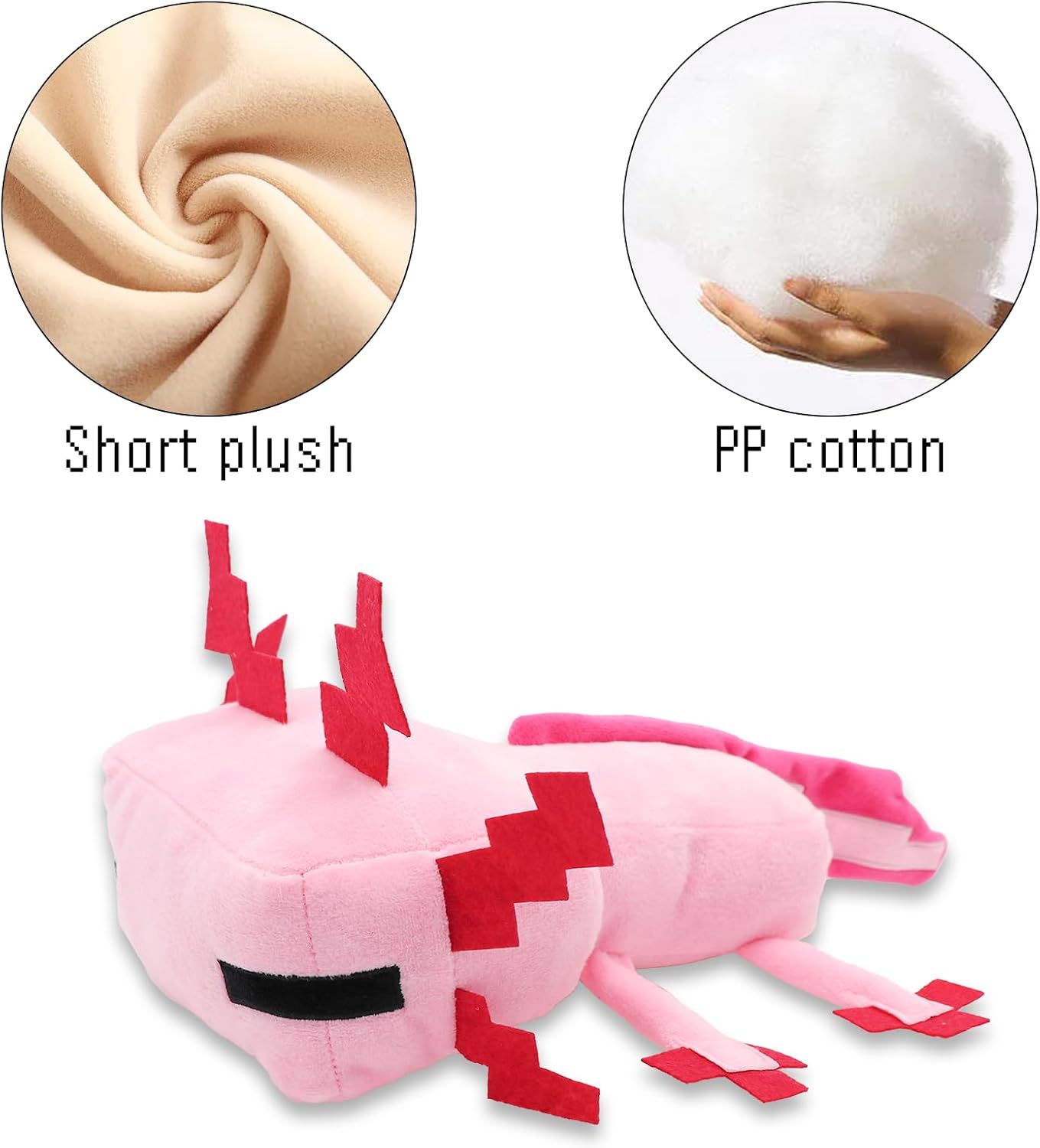 XSLWAN Axolot Plush Pillow Set 4PCS Kids Birthday Gift