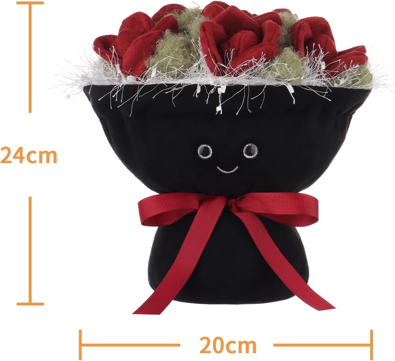 Apricot Lamb Romantic Rose Bouquet Plush Toy