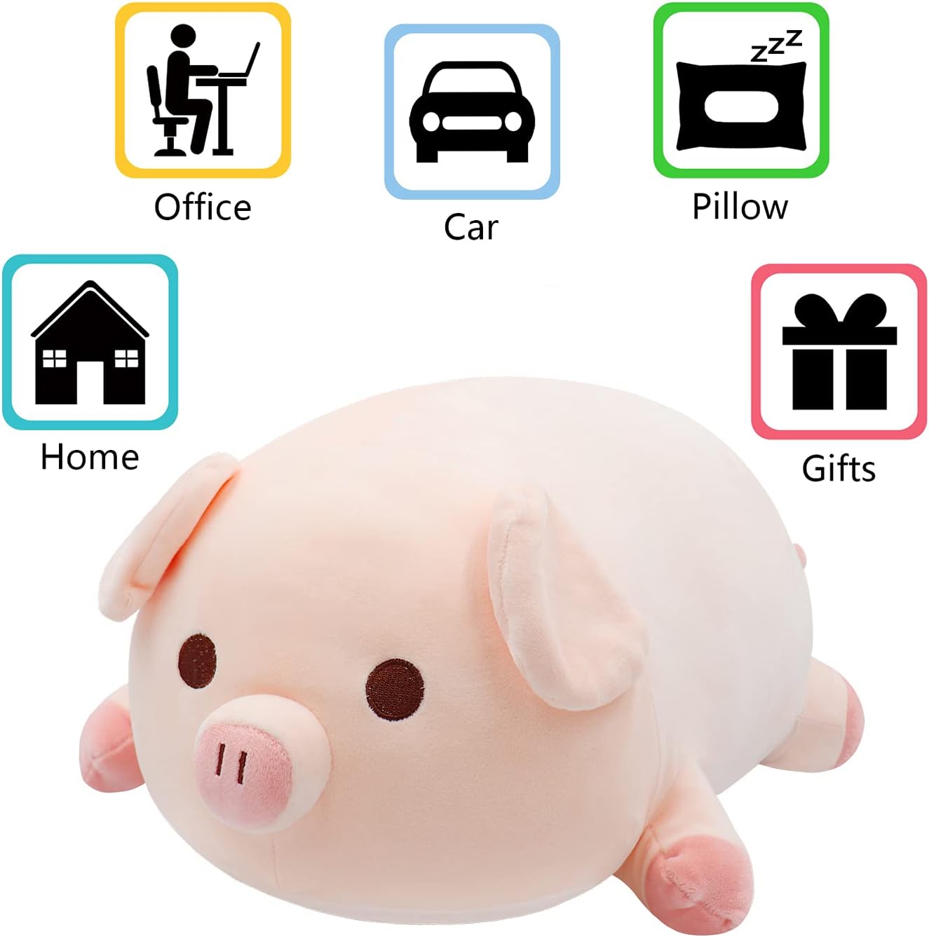 Fortunings JDS Pig Hugging Pillow 236 Plush